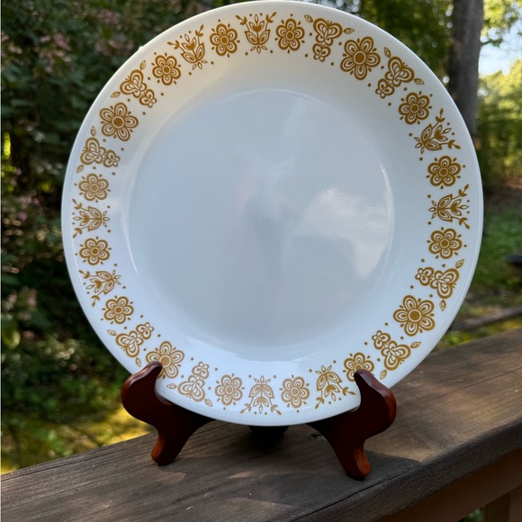 Corelle Butterfly Gold upcycled broken China hairbands - Picture 3 of 3